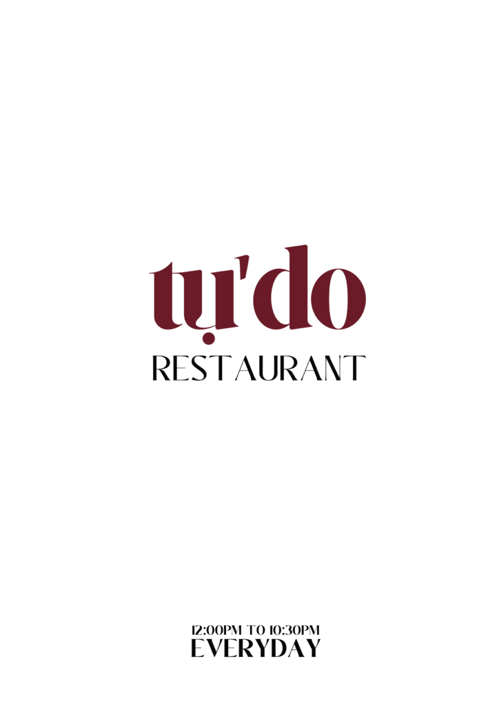 Restaurant menu — tự do